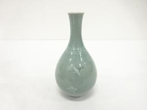 作家物　高麗青磁　花生（保護箱付）